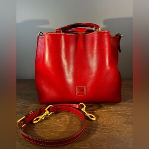 Dooney & Bourke Red Florentine Brenna